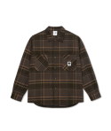 CMA POLAR MIKE L/S BROWN/MAUVE