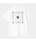 CTA CARHARTT WIP HEART BANDANA WHITE