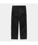 PANT CARHARTT WIP SINGLE KNEE BLACK