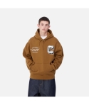 HOOD CARHARTT WIP BROWN DUCKS HAMILTON