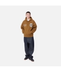 HOOD CARHARTT WIP BROWN DUCKS HAMILTON