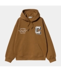 HOOD CARHARTT WIP BROWN DUCKS HAMILTON