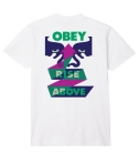 CTA OBEY RISE ABOVE RIBBON WHITE