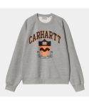 CREW CARHARTT WIP LAZY DUCK GREY HEATHER