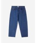 PANT OBEY BIGWIG BAGGY STONE WASH INDIGO