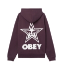 HOOD OBEY STAR PLUM