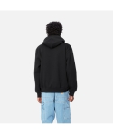 HOOD CARHARTT WIP SWEAT BLACK/WHITE