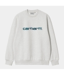 CREW CARHARTT WIP SWEAT ASH HEATHER/DUCK