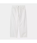 PANT CARHARTT WIP BRANDON WHITE RINSED