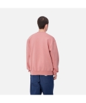 CREW CARHARTT WIP SWEAT DUSTY ROSE