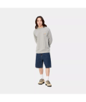 SHORT CARHARTT WIP BRANDON BLUE STN