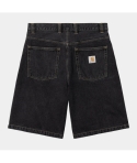 SHORT CARHARTT WIP BRANDON BLACK STN