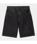 SHORT CARHARTT WIP BRANDON BLACK STN