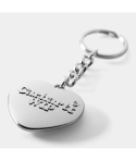 LLAVERO CARHARTT WIP HEART KEYCHAIN SILV
