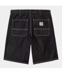 SHORT CARHARTT WIP SIMPLE BLACK ONE WASH