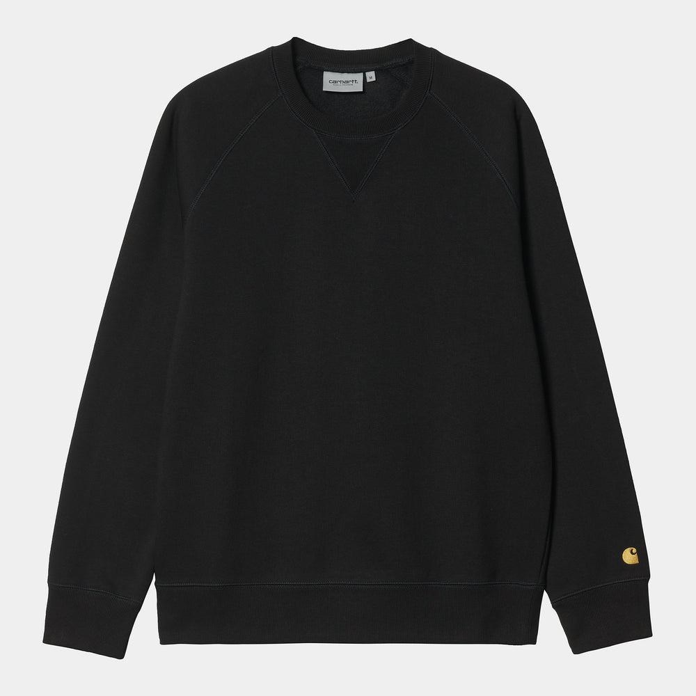 CREW CARHARTT WIP CHASE BLACK/GOLD