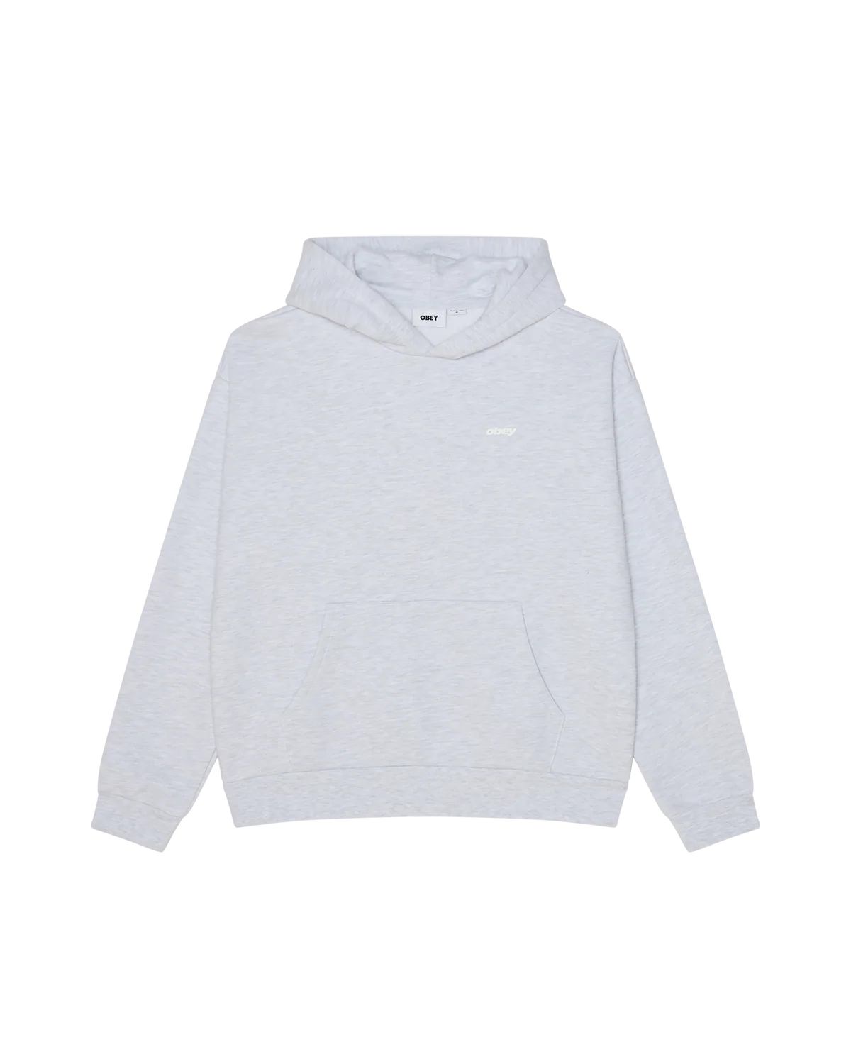 HOOD OBEY INTERCONTINENTAL ASH HEATHER