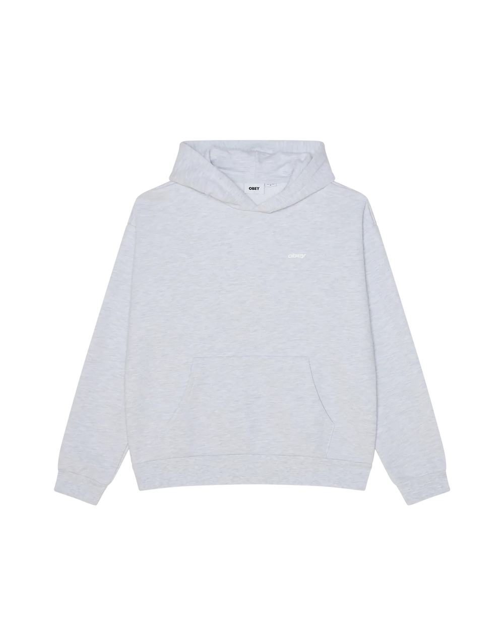 HOOD OBEY INTERCONTINENTAL ASH HEATHER