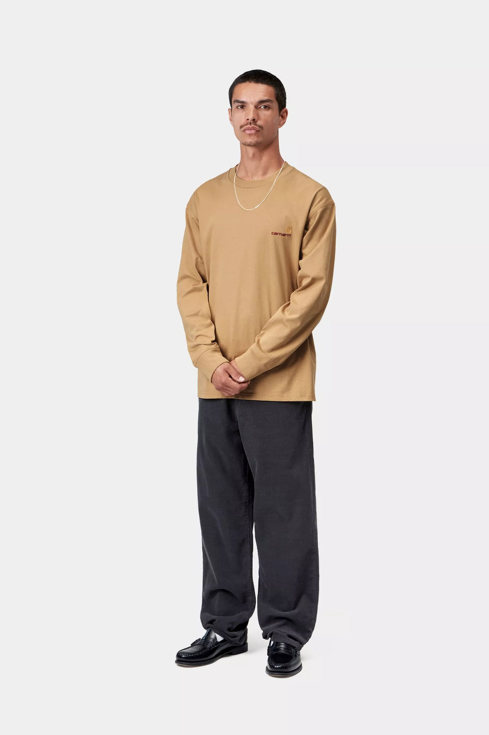 CTA CARHARTT WIP L/S AMERICAN DUSTY H