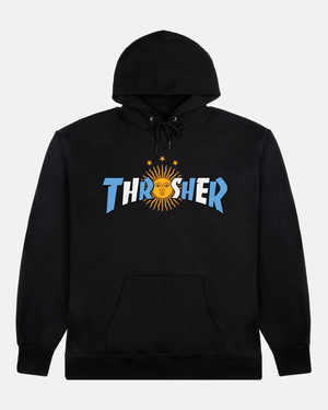HOOD THRASHER ARGENTINA ESTRELLA BLACK