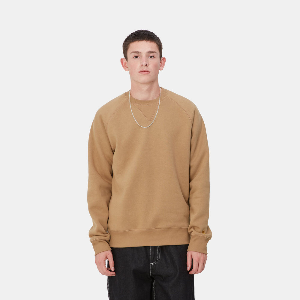 CREW CARHARTT WIP CHASE PEANUT/GOLD