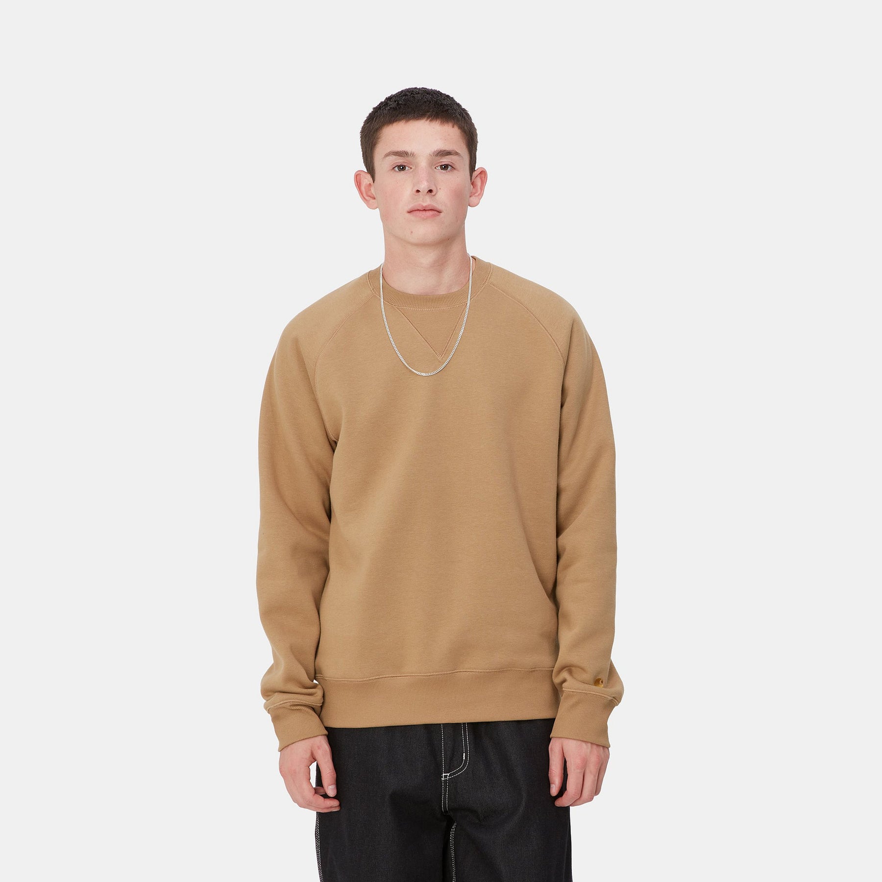 CREW CARHARTT WIP CHASE PEANUT/GOLD