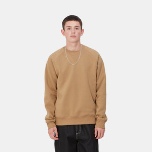 CREW CARHARTT WIP CHASE PEANUT/GOLD