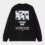CTA CARHARTT WIP L/S BETTER DREAMS BLACK