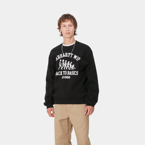 CREW CARHARTT WIP MAIN BLACK