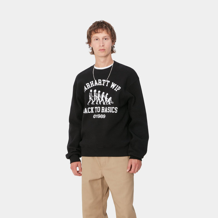 CREW CARHARTT WIP MAIN BLACK