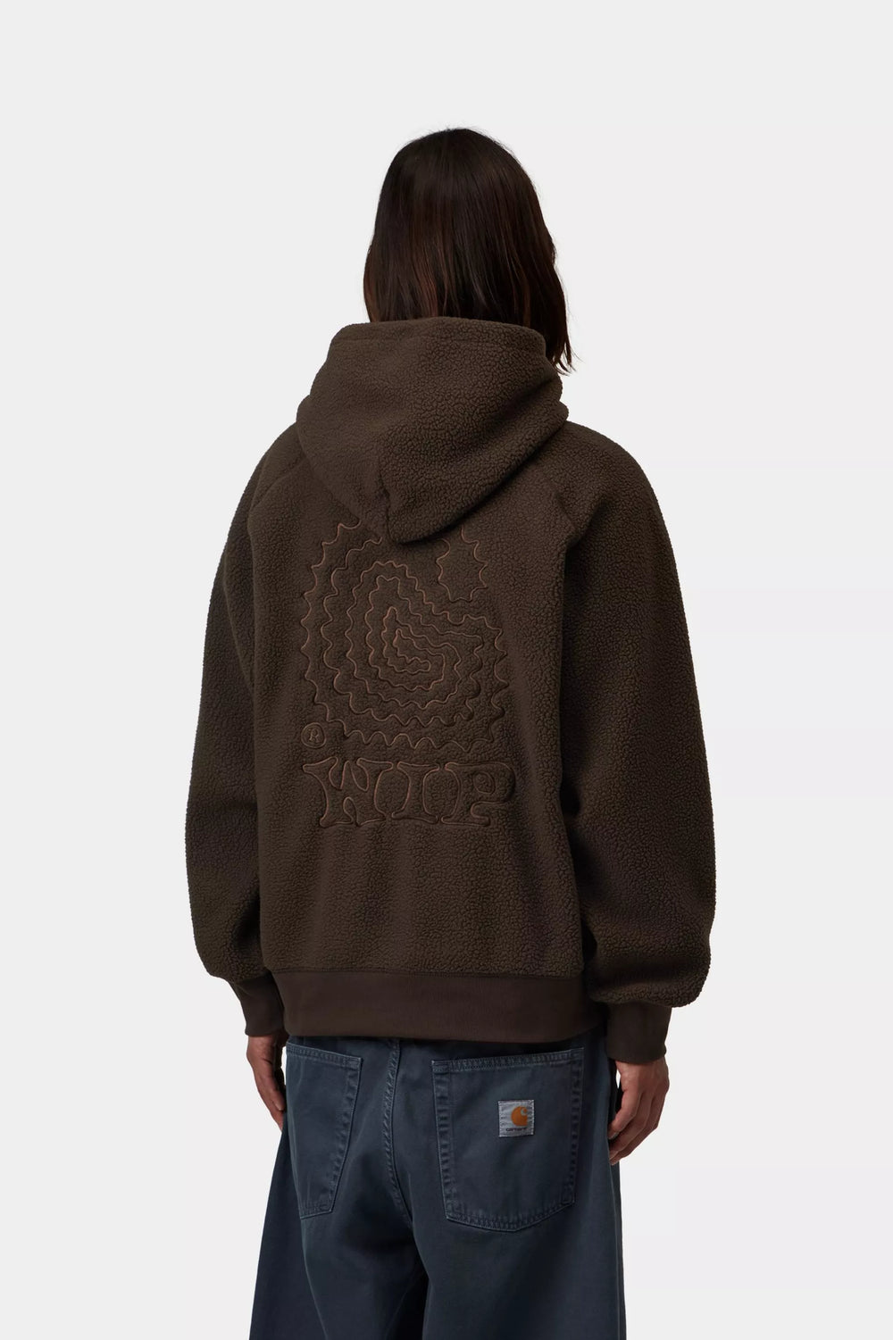 HOOD CARHARTT WIP LIMN C FLEECE TOBACCO