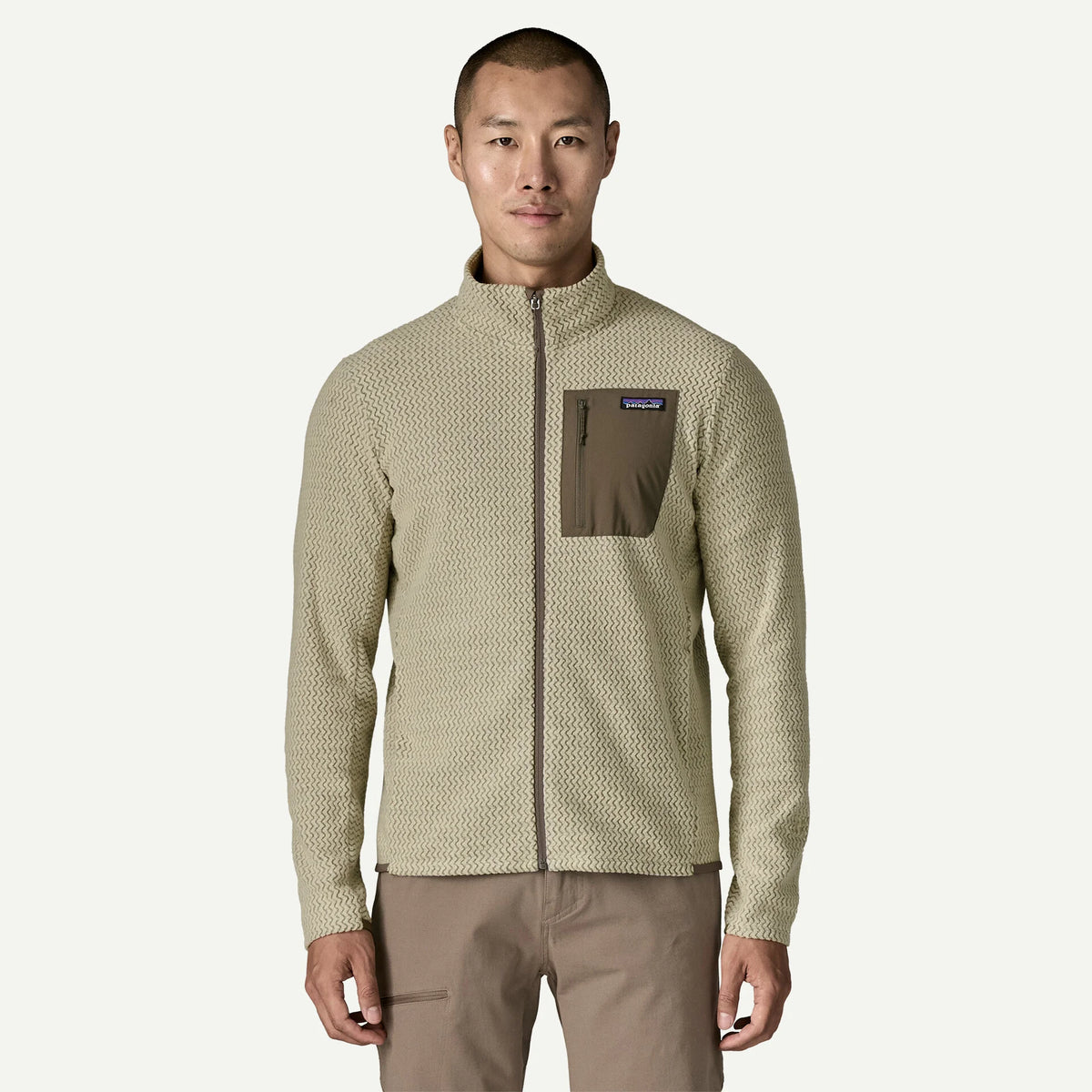 CHT PATAGONIA R1 AIR FLEECE JKT PELICAN