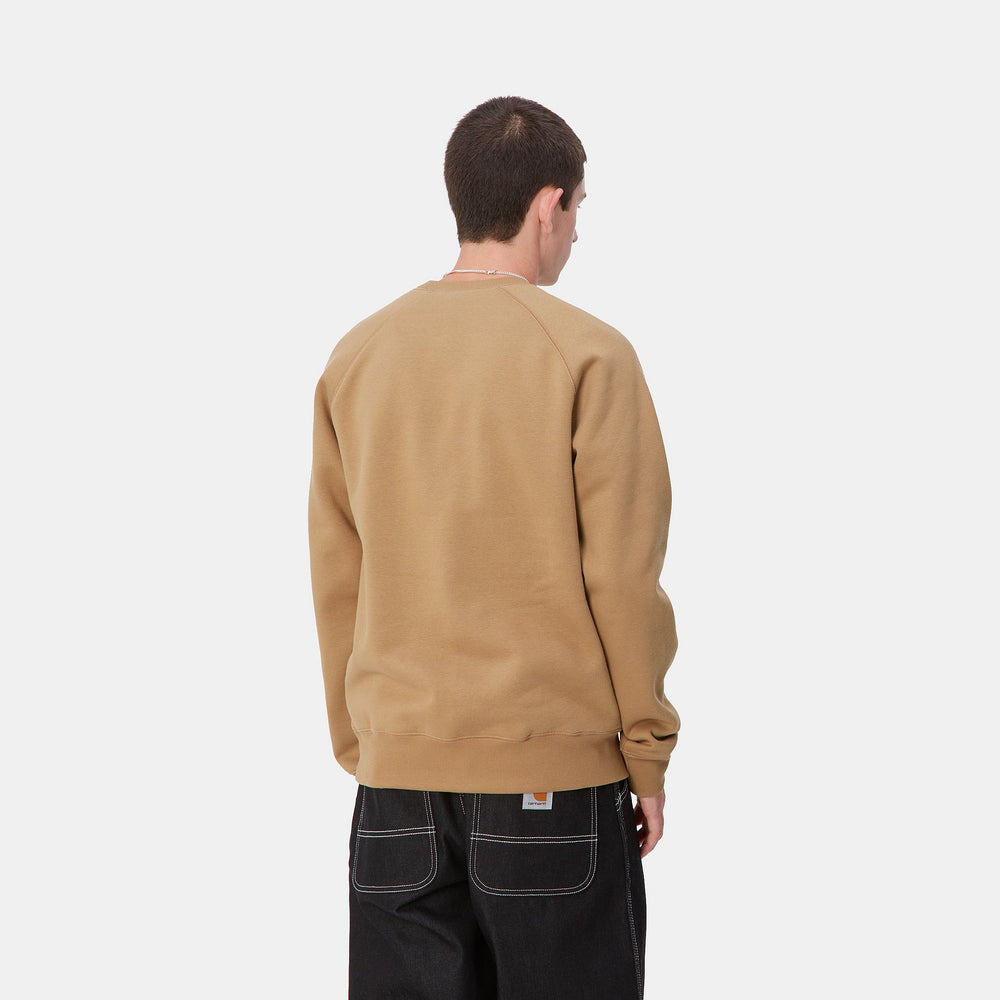 CREW CARHARTT WIP CHASE PEANUT/GOLD