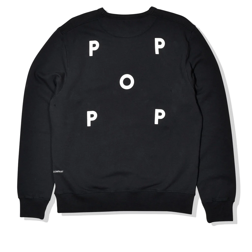 CREW POP LOGO BLACK/WHITE