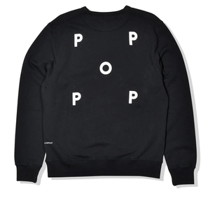 CREW POP LOGO BLACK/WHITE
