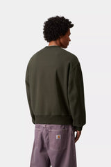CREW CARHARTT WIP DETROIT OLIVE STONE