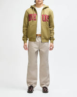 ZIP HOOD DEUS VICTORY LAP OLIVE GREEN