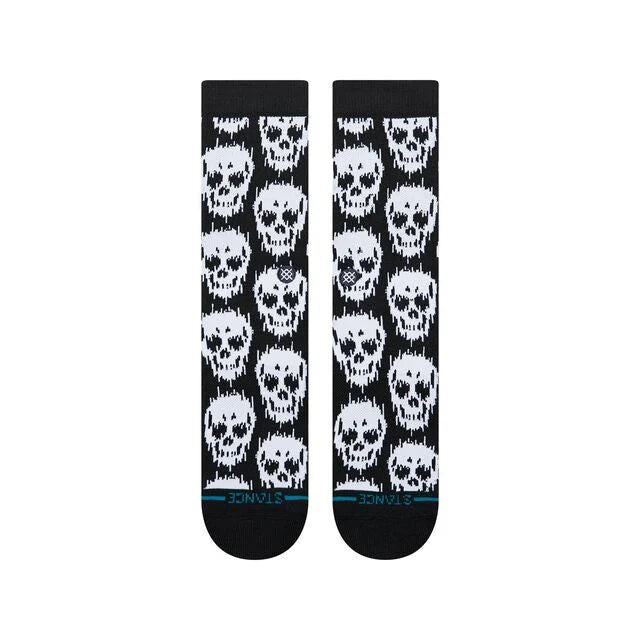CALCETINES STANCE STATIC SKULL BLACK