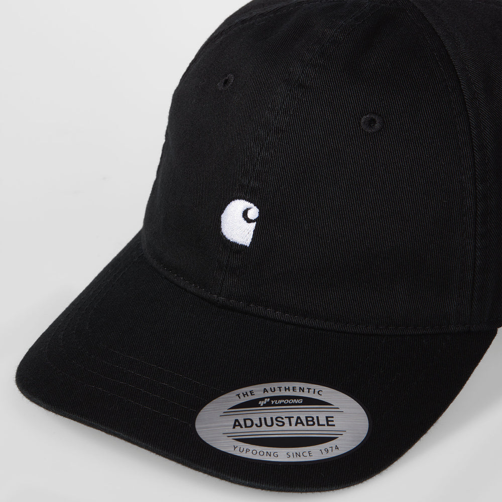 CARHARTT WIP MADISON BLACK/WHITE CAP