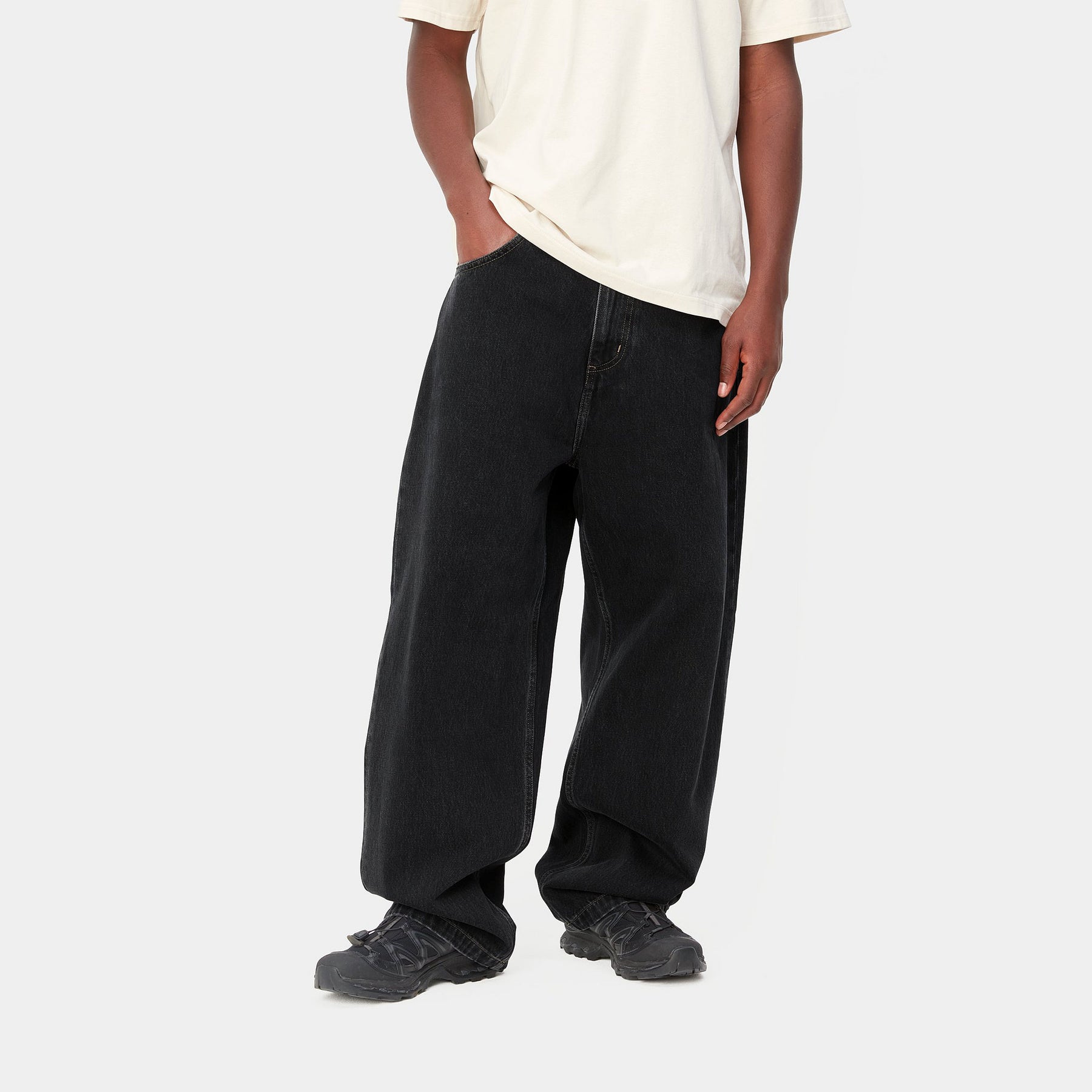 PANT CARHARTT WIP BRANDON BLACK STONE