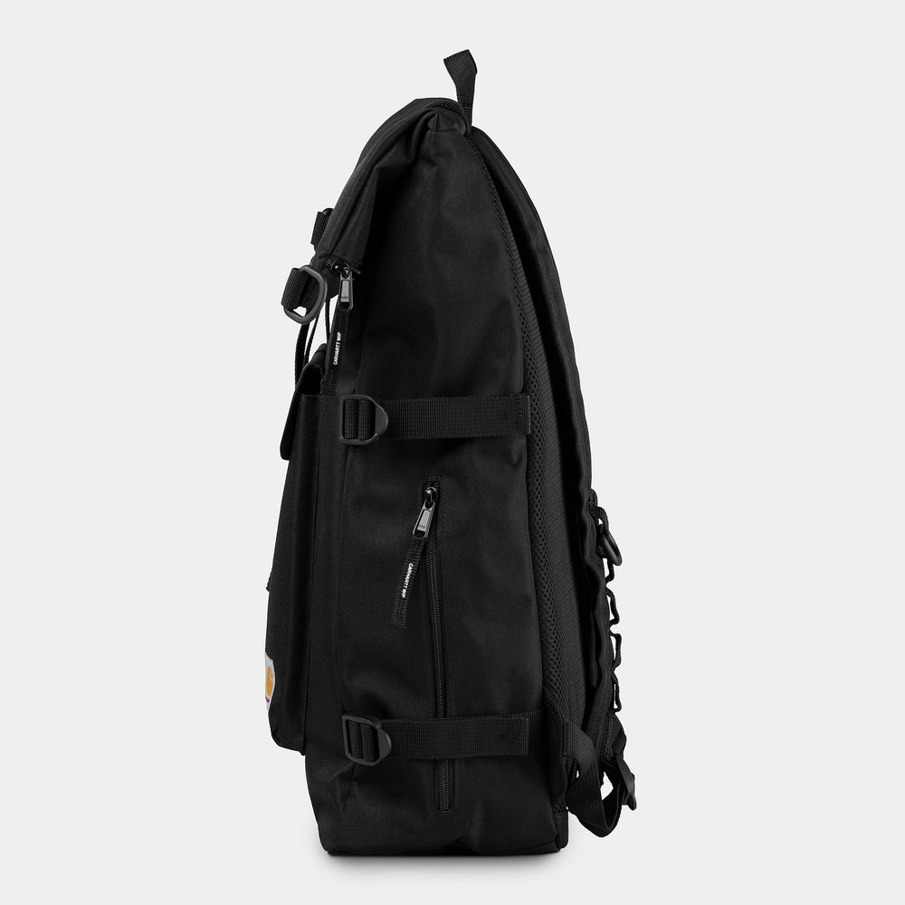 CARHARTT WIP PHILIS BLACK BACKPACK