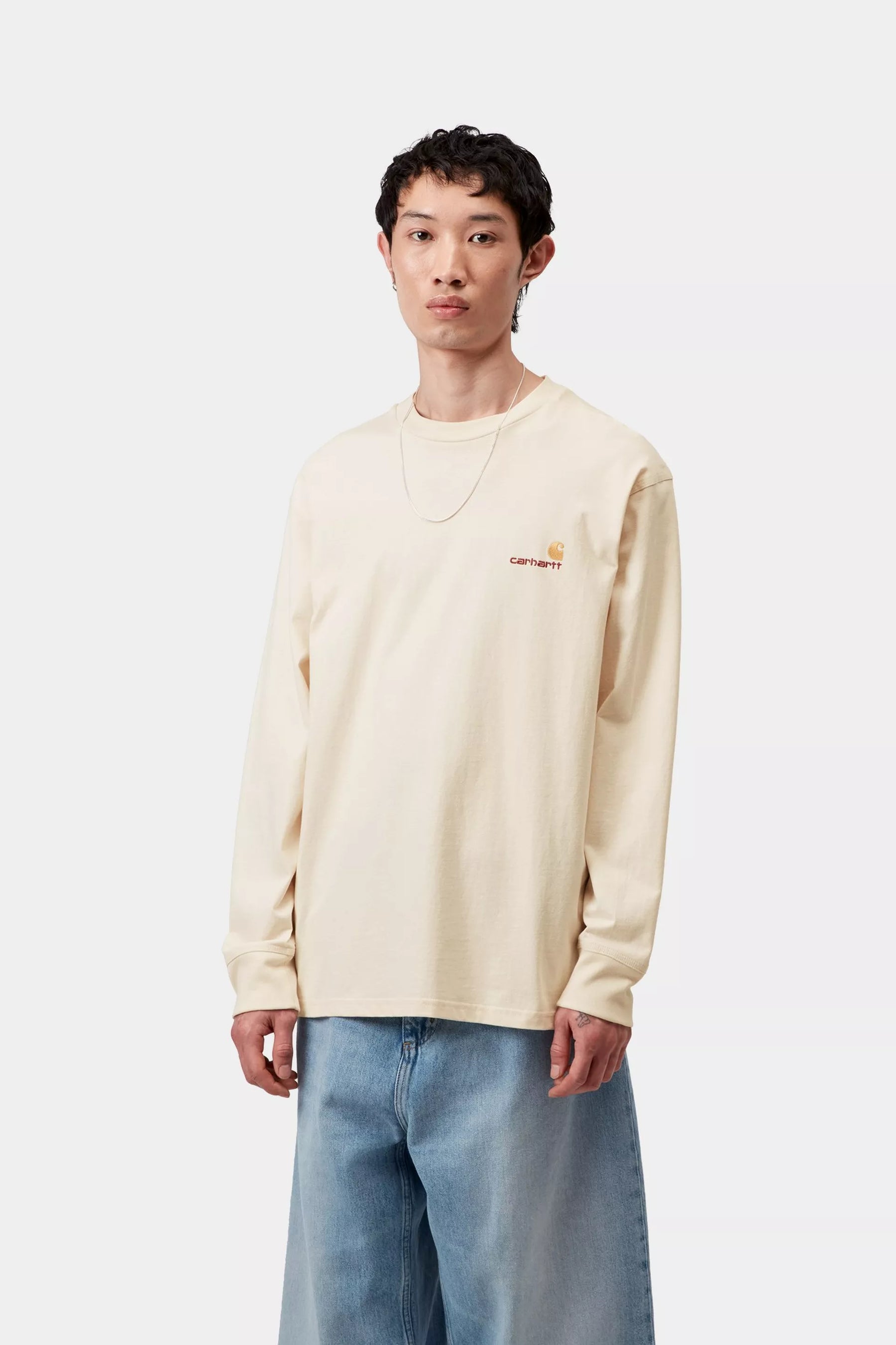 CTA CARHARTT WIP L/S AMERICAN NATURAL