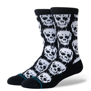CALCETINES STANCE STATIC SKULL BLACK