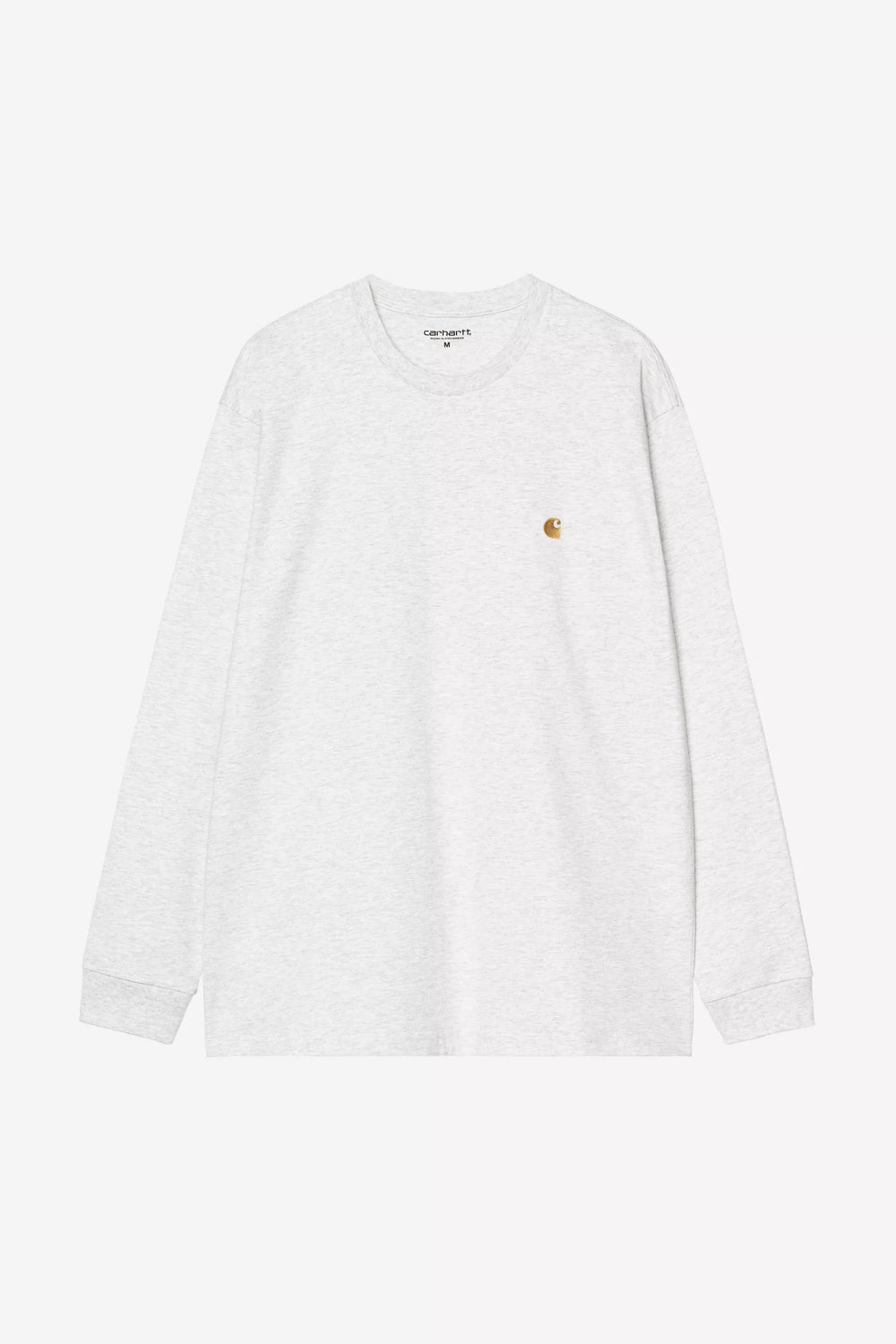 CTA CARHARTT WIP L/S CHASE ASH HEATHER