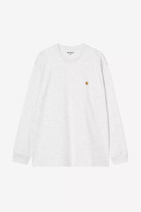 CTA CARHARTT WIP L/S CHASE ASH HEATHER