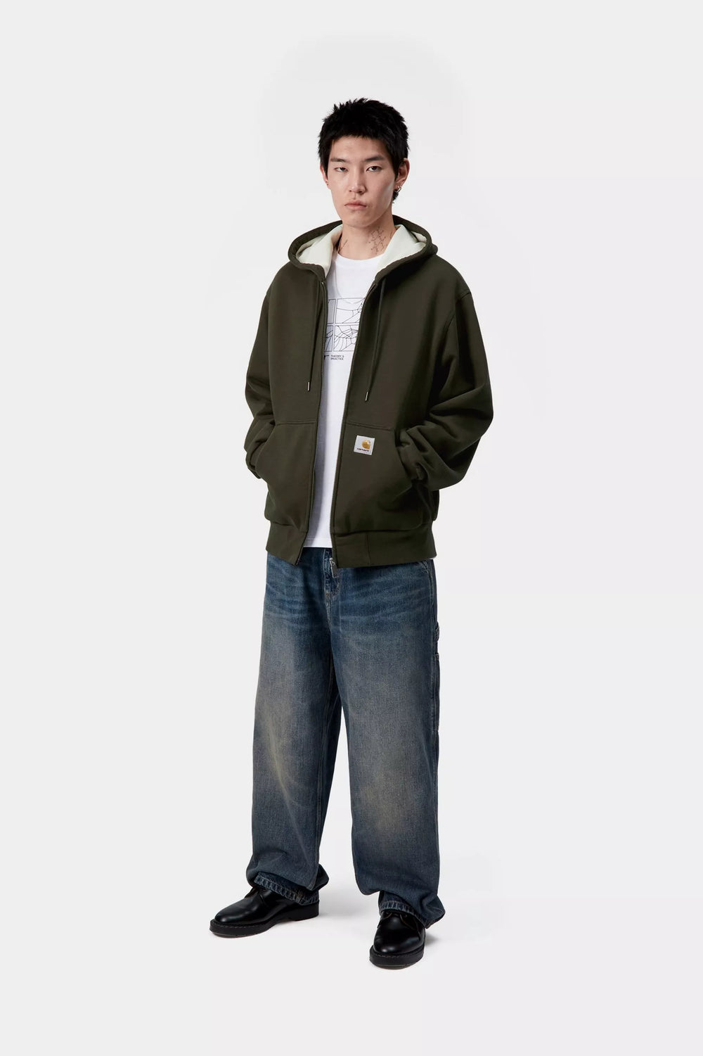 CHT CARHARTT WIP ACTIVE SWEAT OLIVE STON