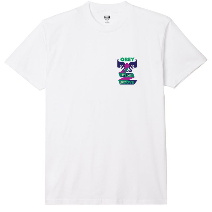 CTA OBEY RISE ABOVE RIBBON WHITE