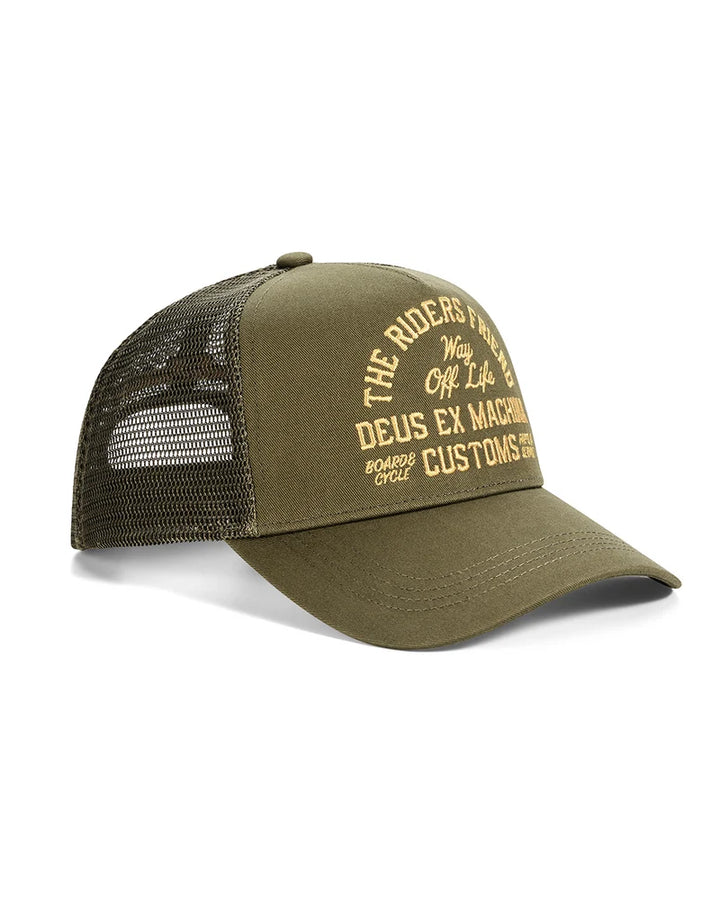 GORRA DEUS SHOOK ONES TRUCKER OLIVE GREE