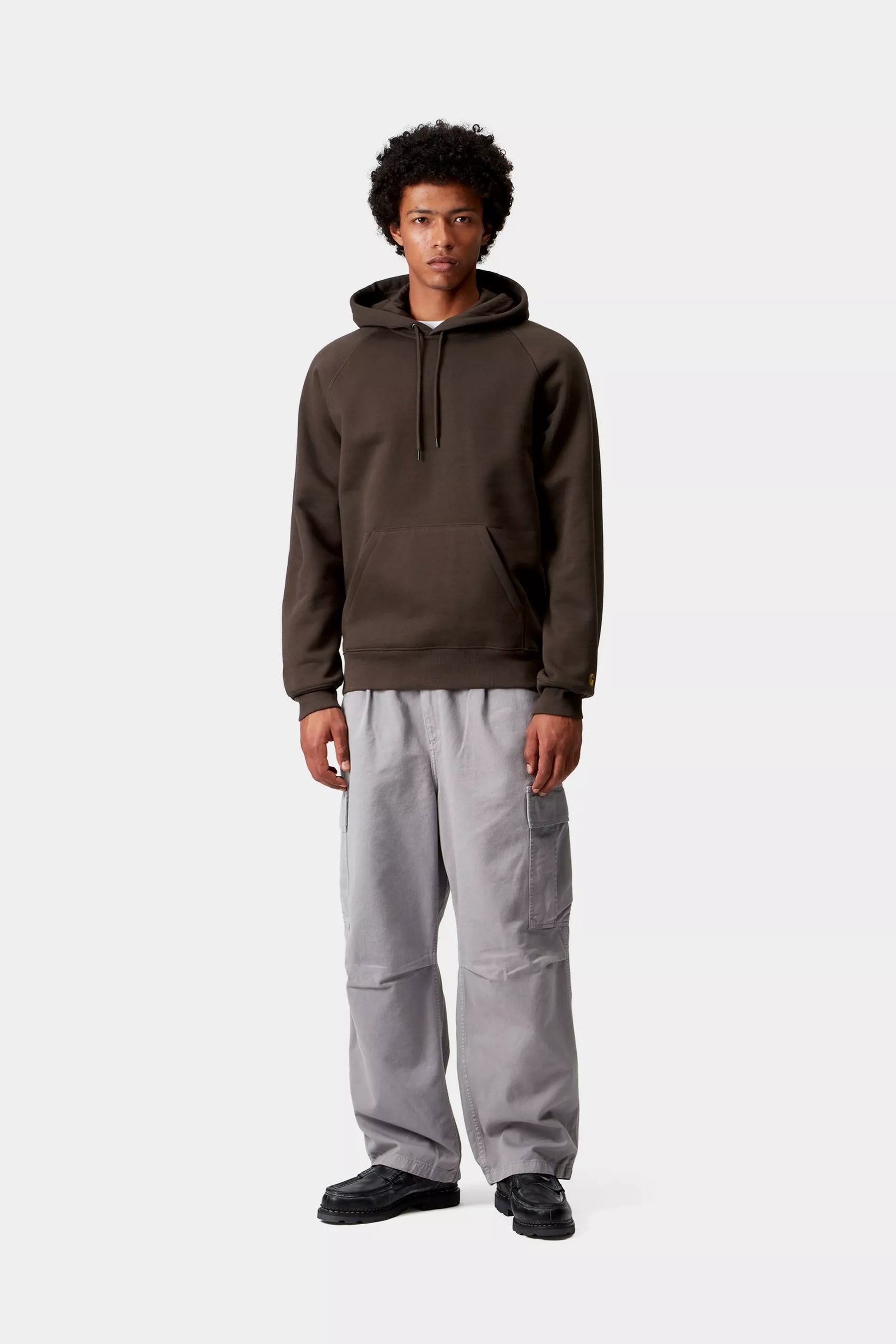 HOOD CARHARTT WIP CHASE TOBACCO