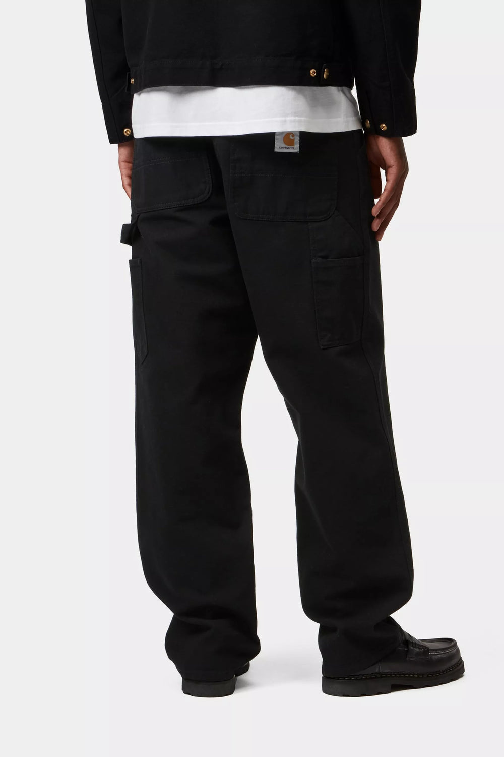 PANT CARHARTT WIP SINGLE KNEE CANVAS BLK